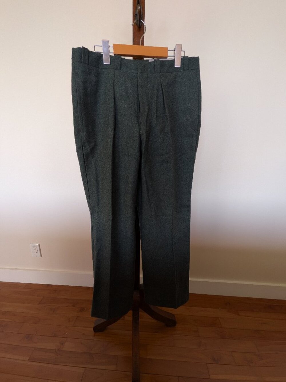Vintage belgian army wool pant
